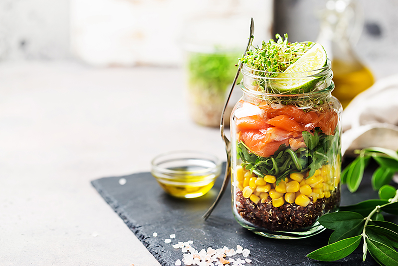 Simple Mason Jar Salad